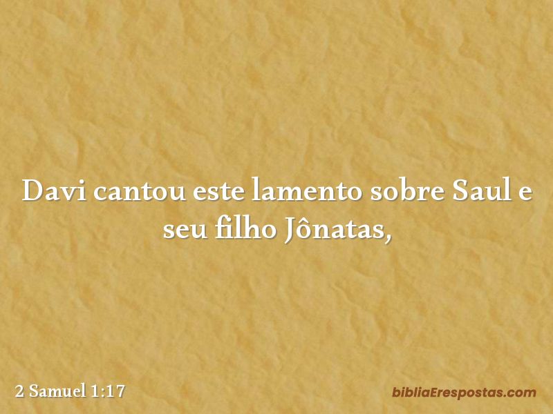 2 Samuel 1:17